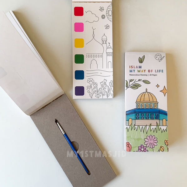 Masjid Watercolour Book (4 Pack)