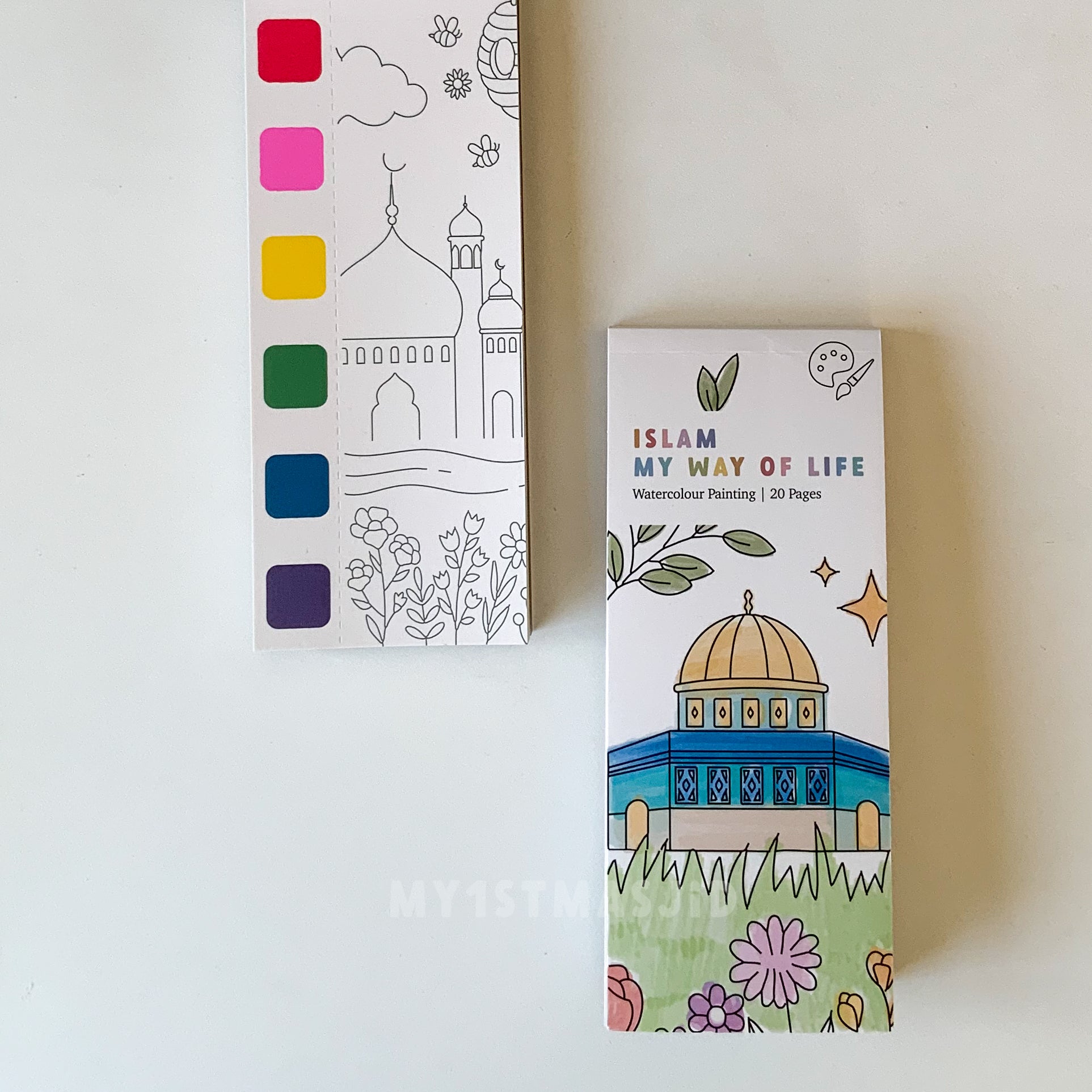 Masjid Watercolour Book (4 Pack)