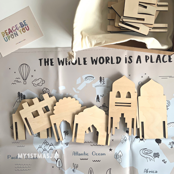 Masjid Map & Wood Village Bundle