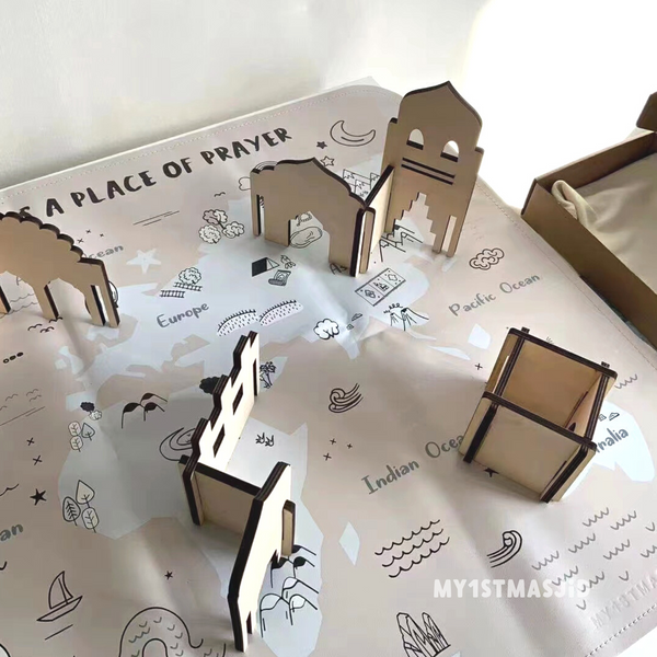 Masjid Map & Wood Village Bundle