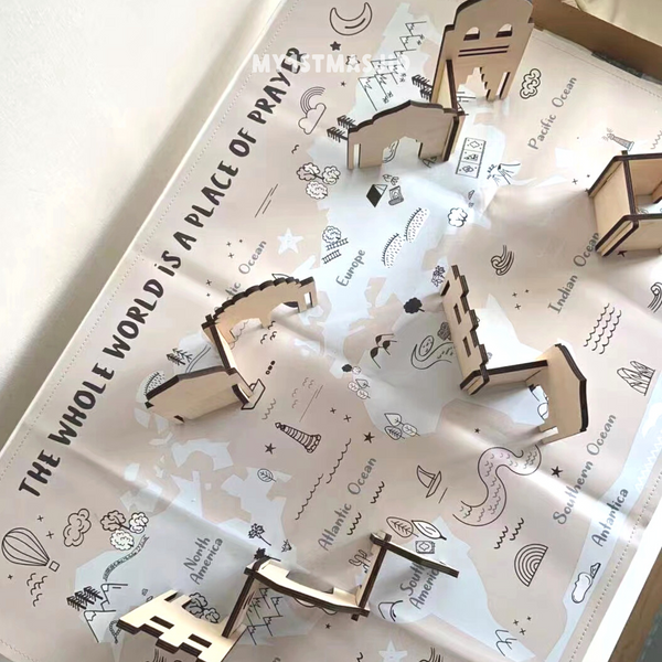 Masjid Map & Wood Village Bundle